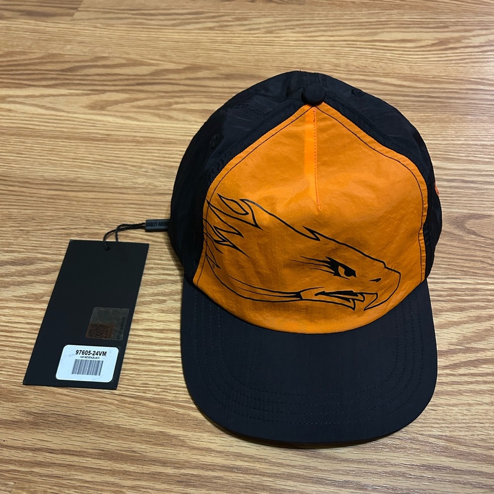 Screaming Eagle Harley-Davidson NHRA Drag Racing Orange and Black